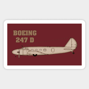 Boeing 247 D Magnet